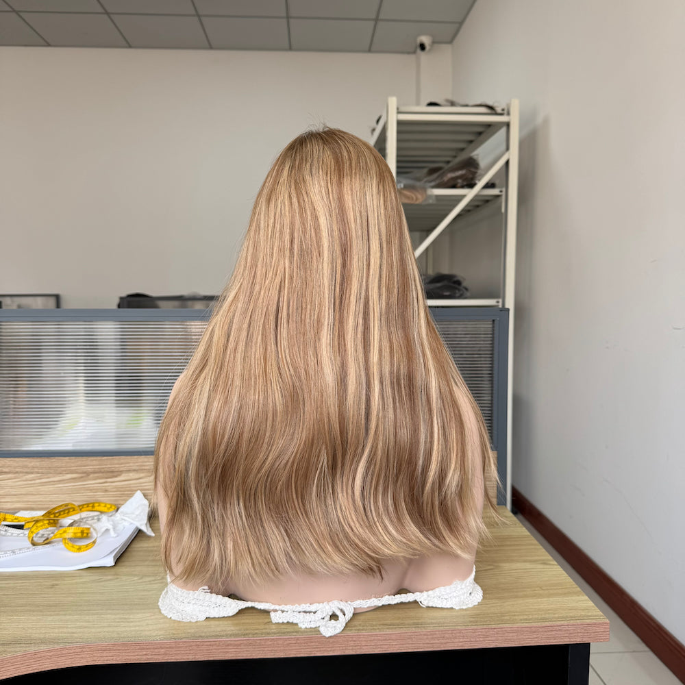 Dimensional Blonde Lace Top Wig 8/16/24#