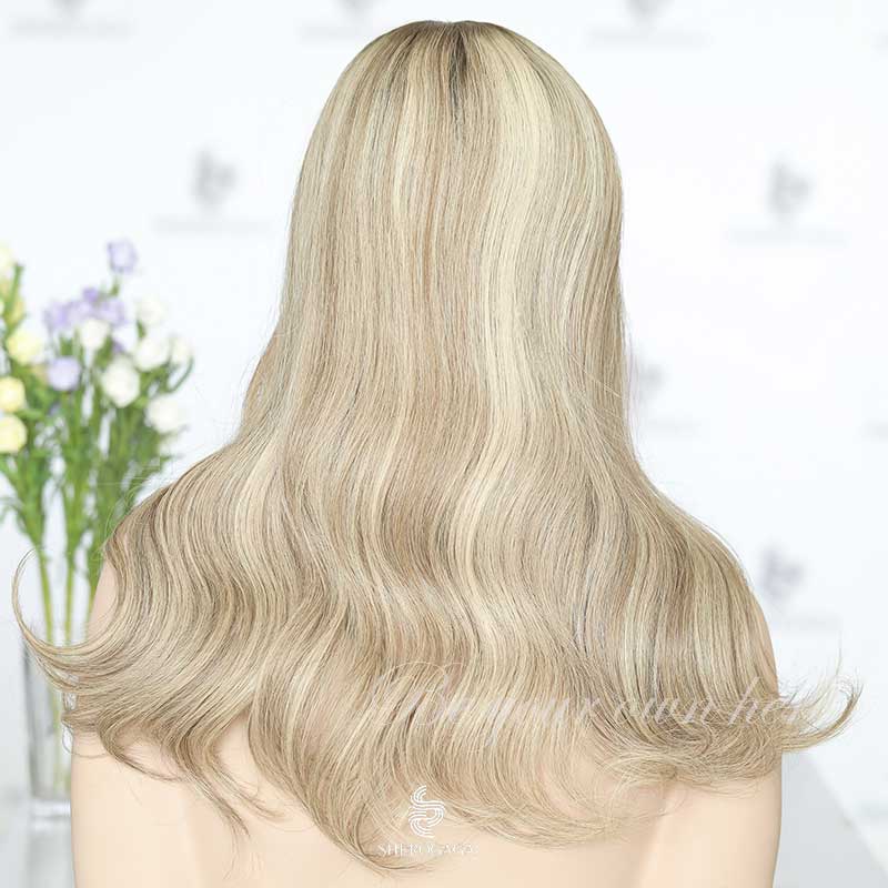 Dimensional Blonde 8D/60# Silk Topper 8x8