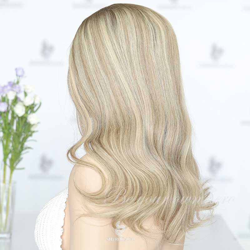 Dimensional Blonde 8D/60# Silk Topper 8x8