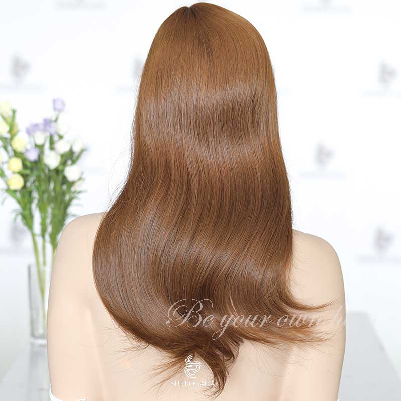 Cinnamon Human Hair Silk Topper 8x8