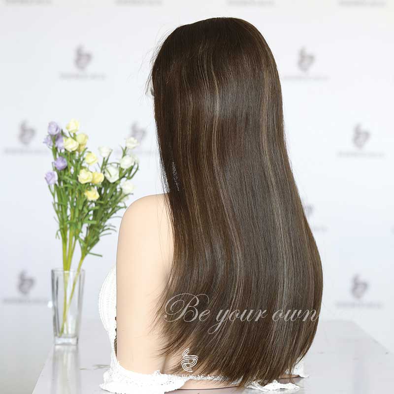 Thin Highlight Lace Top Wig