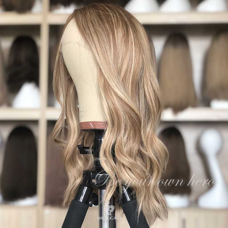 Dimensional Blonde Front Lace Wig 18''