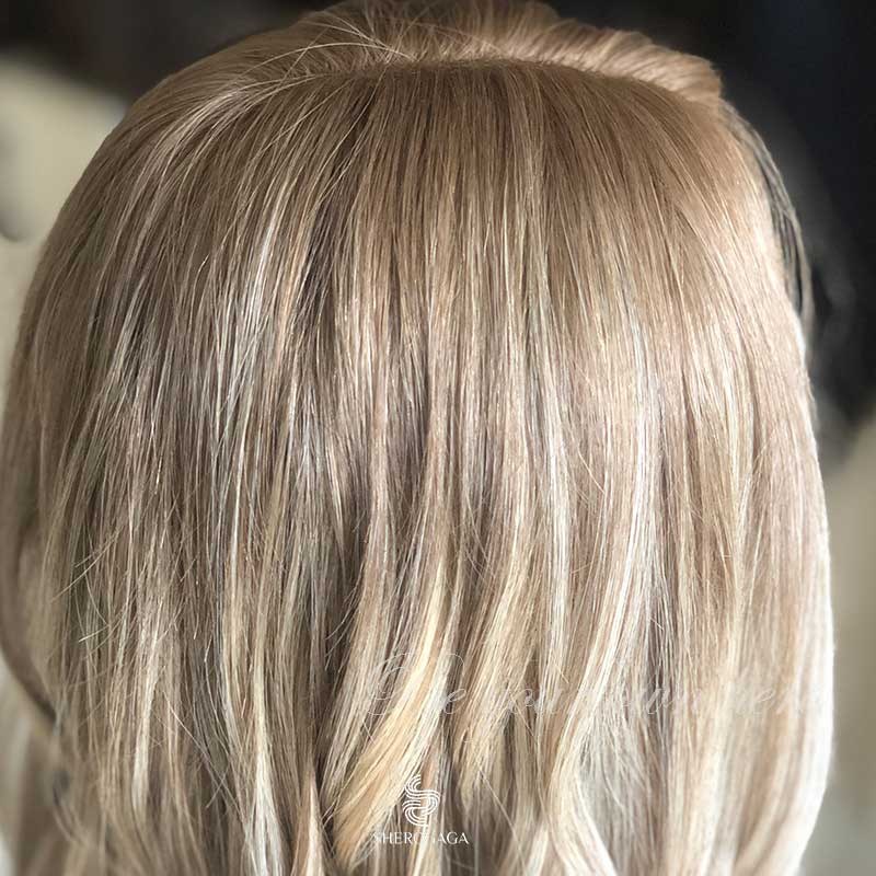 Dimensional Blonde Front Lace Wig 18''