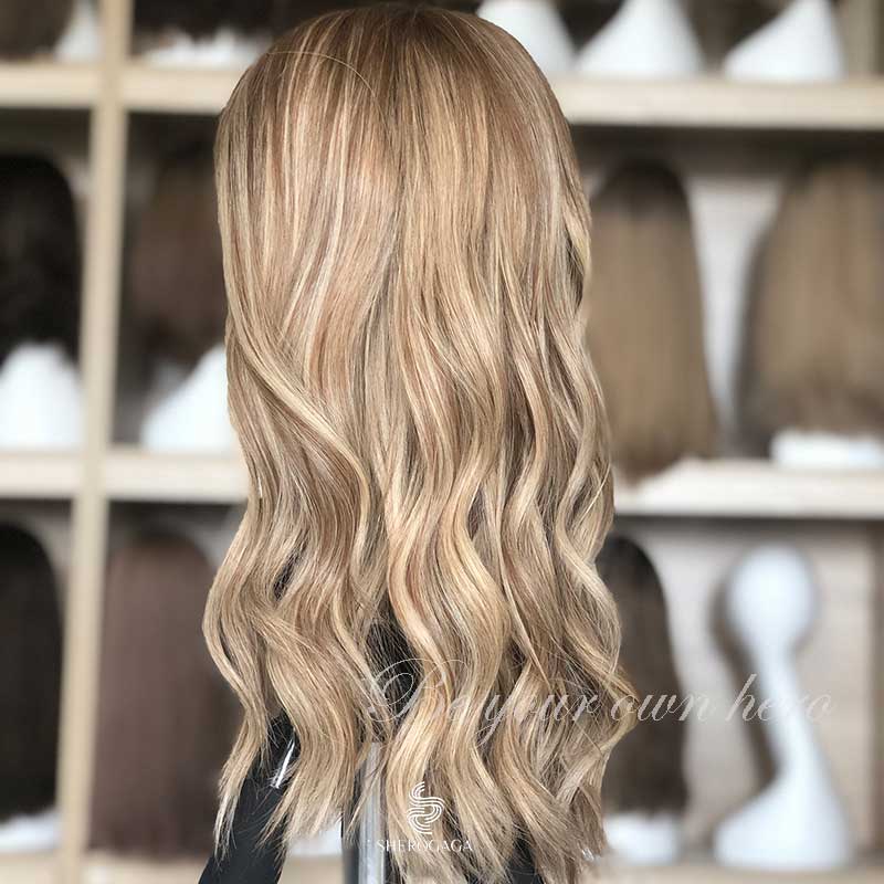 Dimensional Blonde Front Lace Wig 18''