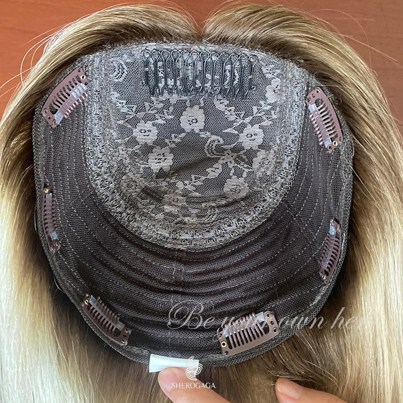 Sunkissed Blonde Color Hair Topper 