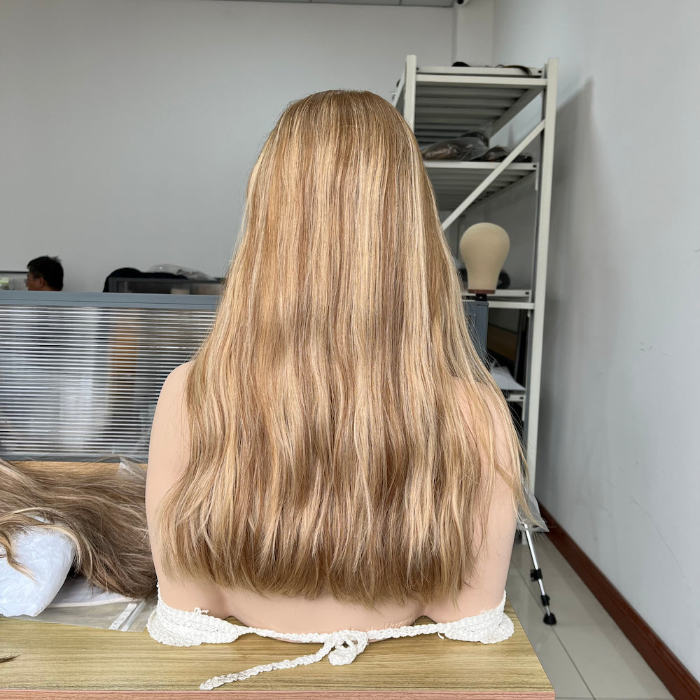 Dimensional Blonde Lace Top Wig 8/16/24#