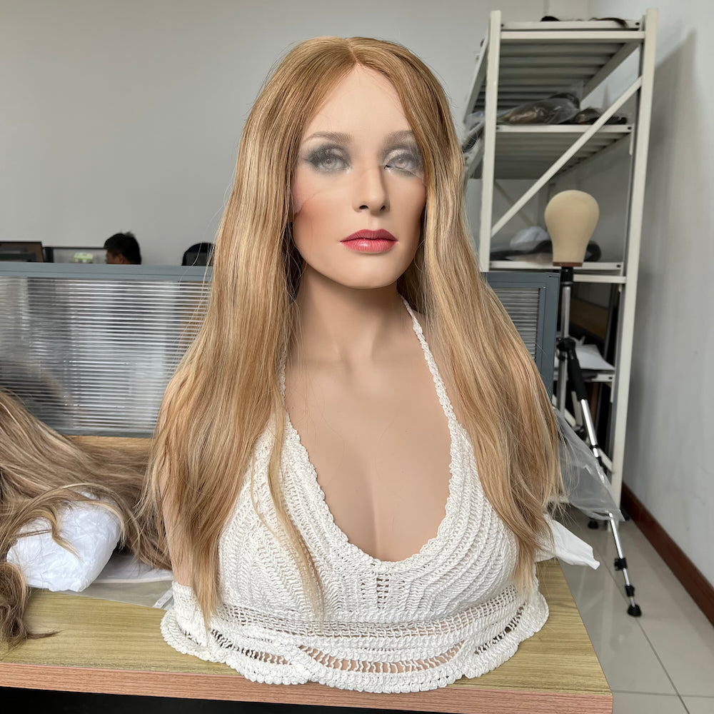 Dimensional Blonde Lace Top Wig 8/16/24#