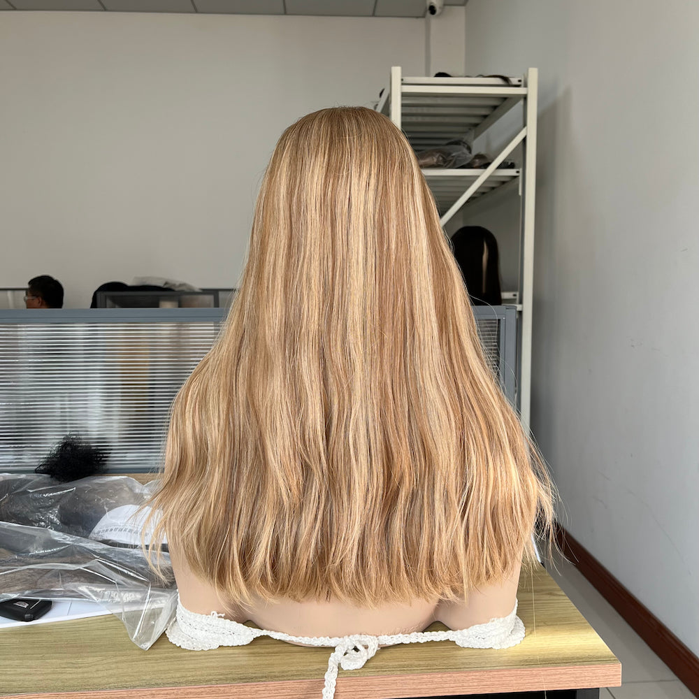 Dimensional Blonde Lace Top Wig 8/16/24#