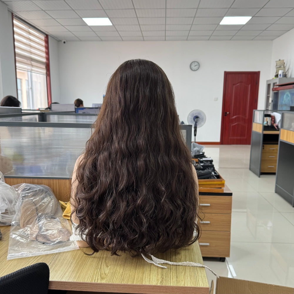Dark brown bandfall