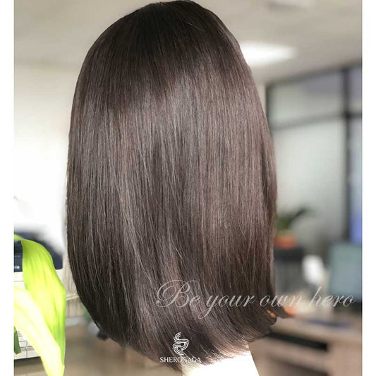 Stock Dark Brown Lace Top Wig