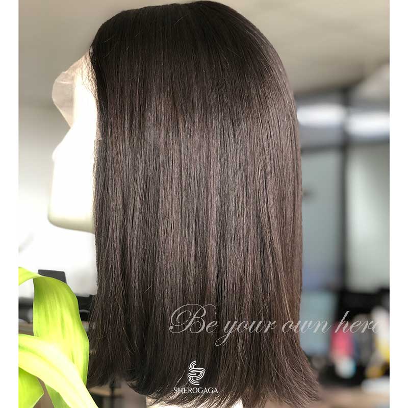 Stock Dark Brown Lace Top Wig