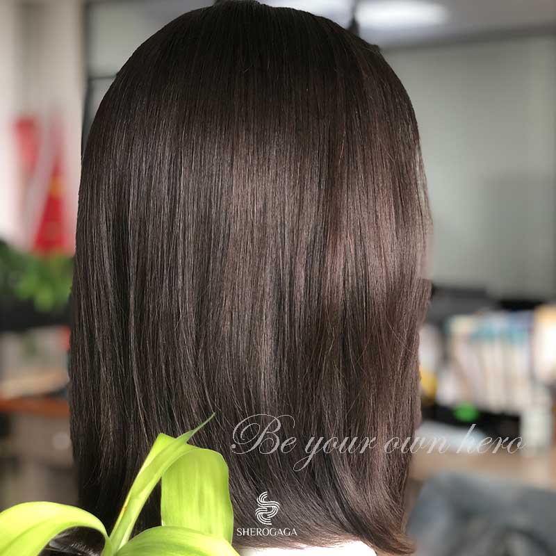 Stock Dark Brown Lace Top Wig