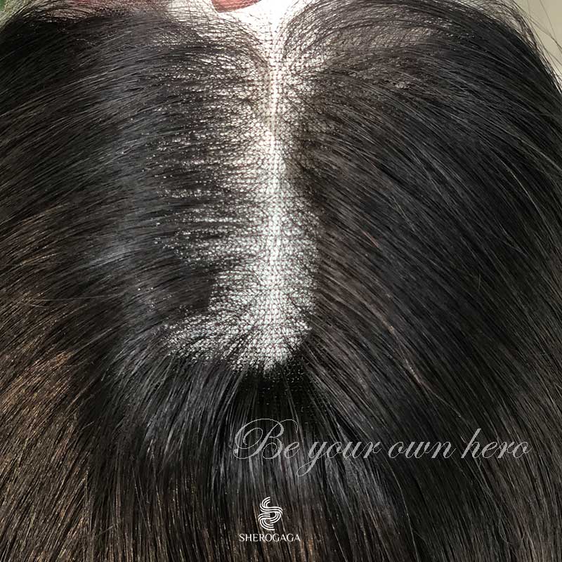 Stock Dark Brown Lace Top Wig