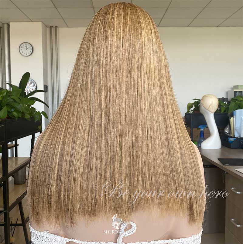 Warm Blonde Headband Fall Wig 18inches