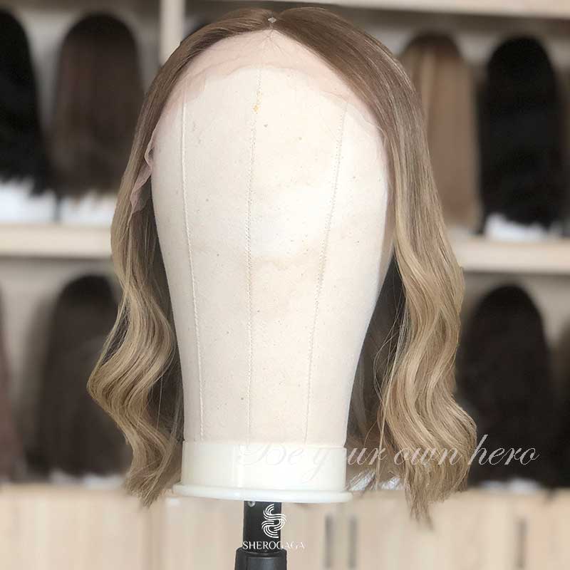 Super Deal 14'' Lace Top Wig European Human Hair