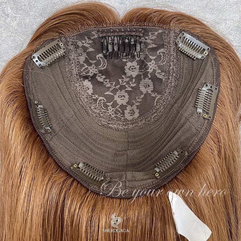 Human hair topper