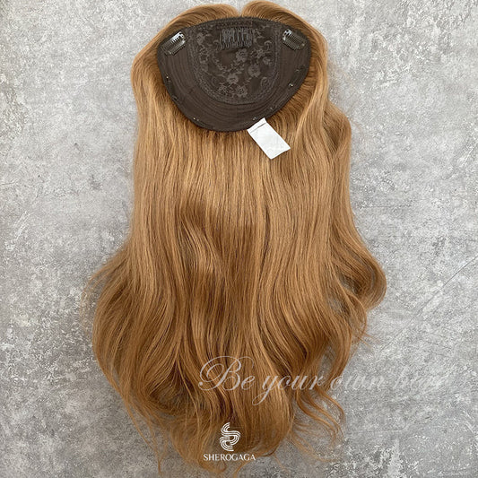 Ginger hair topper 