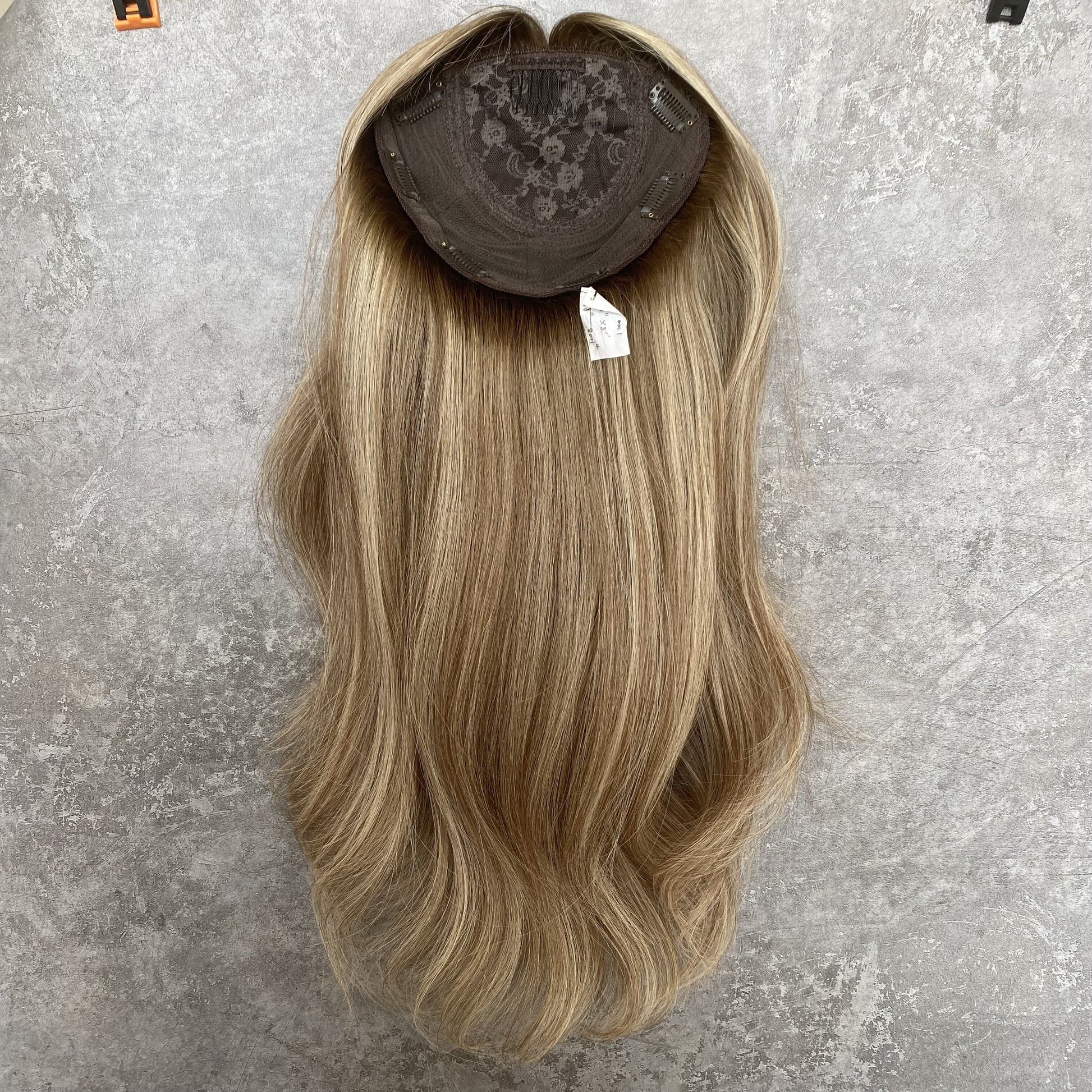 Human  Hair silk topper 