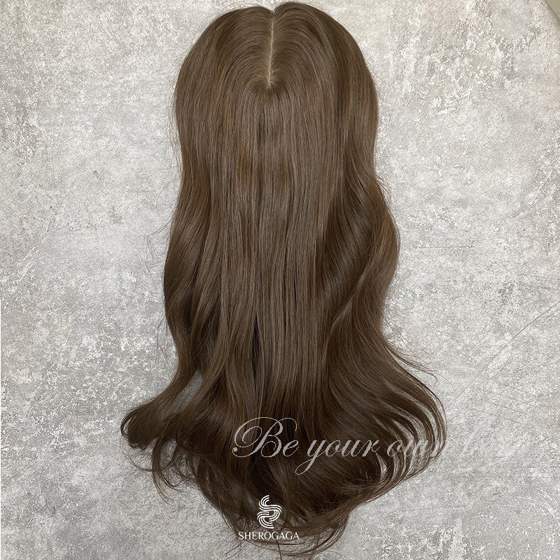 Human  Hair silk topper 