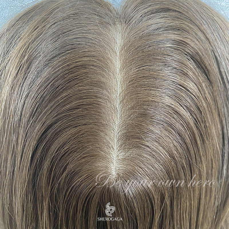 Human  Hair silk topper 