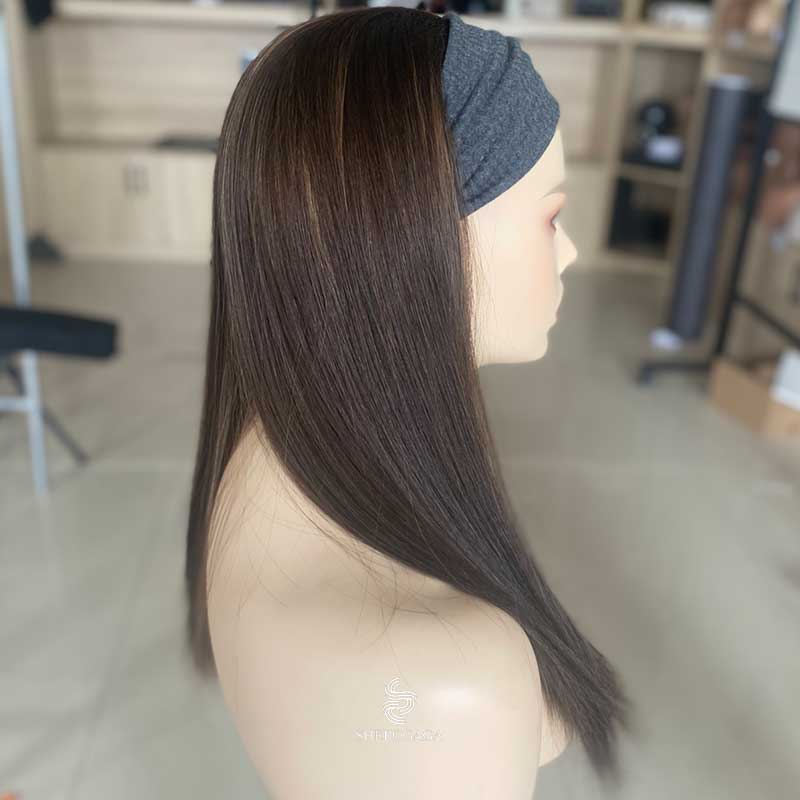 Moka Balayage Bandfall Wigs Tiny Layer