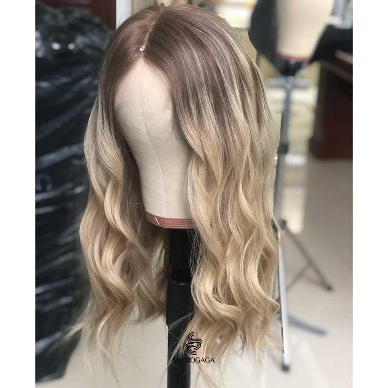 Premium Human Hair Lace Top Wig