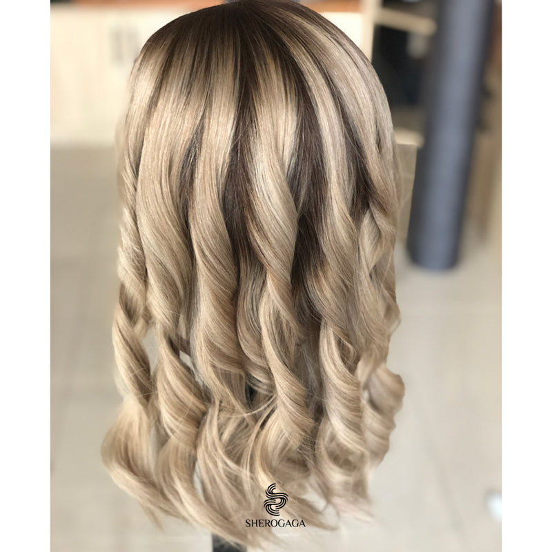 Beige Balayage wig