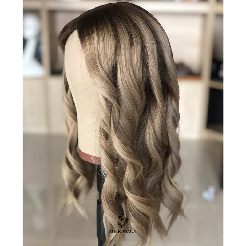 Beige Balayage wig