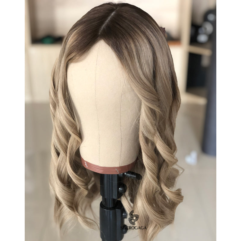 Beige Balayage wig