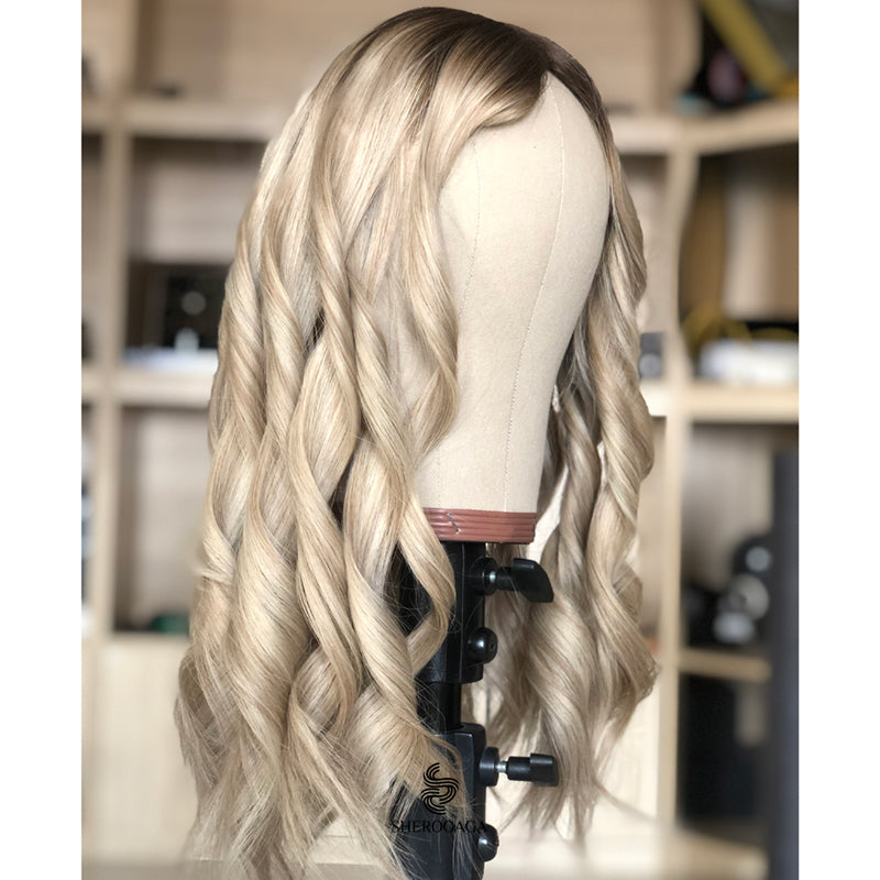 Beige Balayage wig