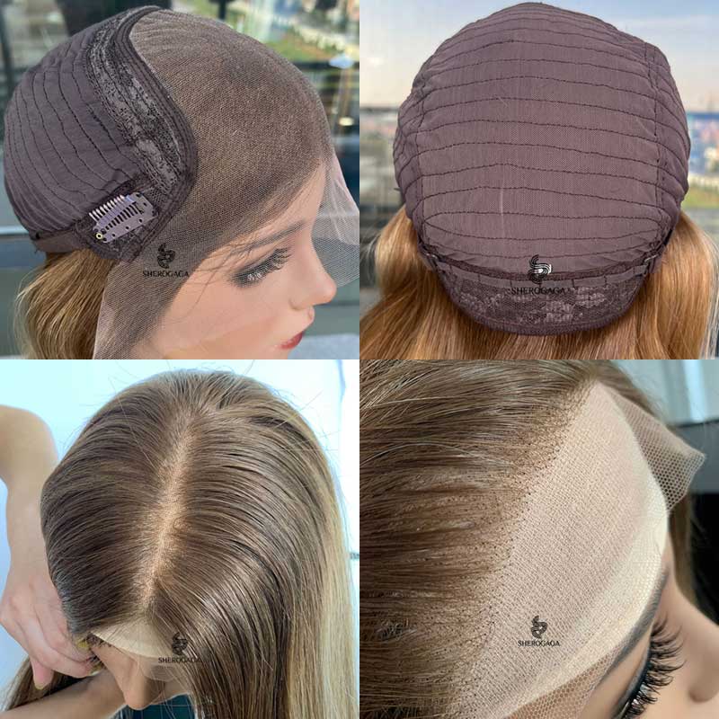 human hair lace top cap construction